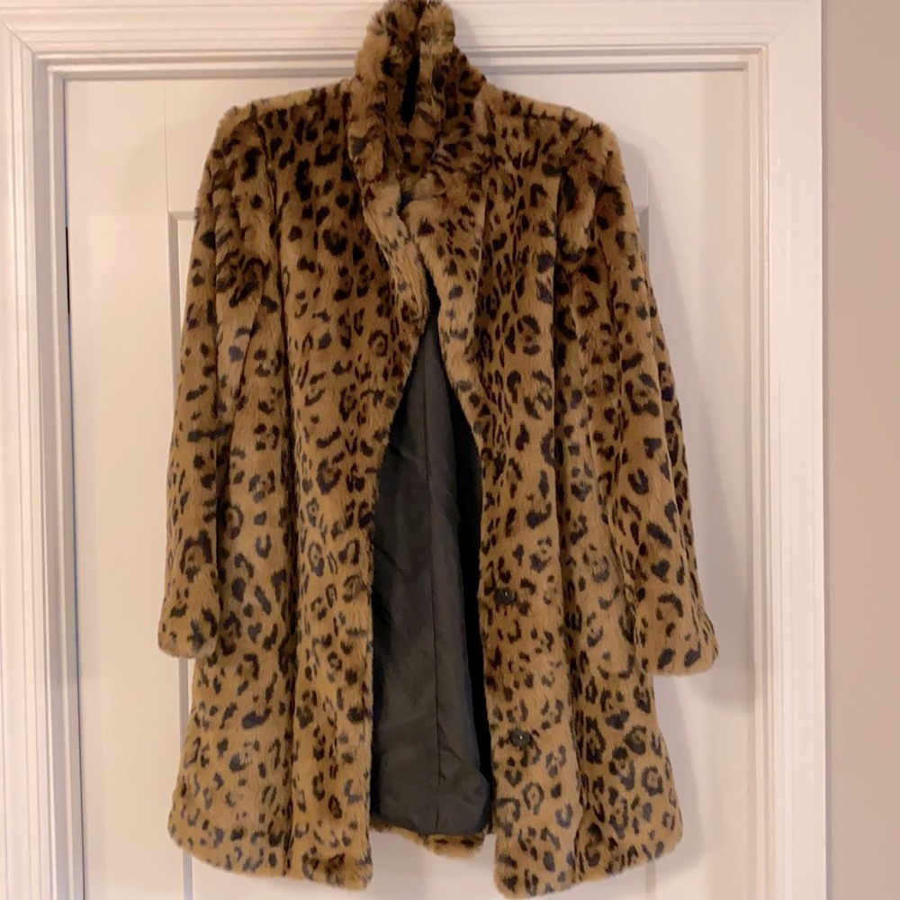 J. McLaughlin Tonal Cheetah Coat - New with Tags